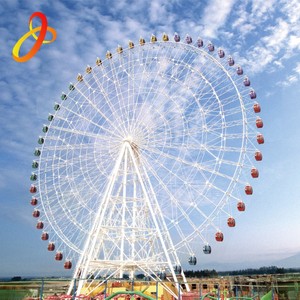 Grande Roue d'Exposition Extérieure Populaire, Équipement d'Attraction en Acier, Capacité 294 Personnes, pour Parc à Thème, Divertissement Familial, Carnaval, Hebei - Product Image 3