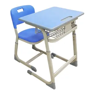 Tableau d'écriture scolaire chaise d'étudiant Style métallique emballage extérieur meubles de bureau pièces jardin couleur caractéristique matériau d'origine