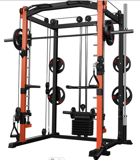 Best Equipment Trainer Multifunction Smith Machine Cable Crossover Power Cage