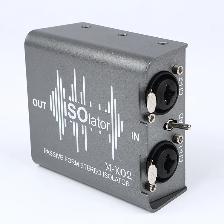 Nouvel arrivage Isolateur audio XLR bidirectionnel Isoler la différence de potentiel Autres accessoires audio et vidéo