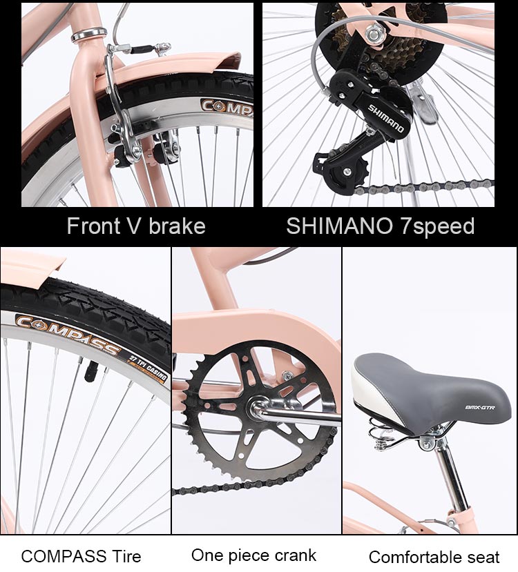 ビーチクルーザー 自転車 26インチ レディースビーチクルーザー自転車26インチロードサイクルアダルト