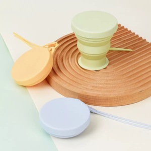 Gobelet pliable de haute qualité, en silicone de qualité alimentaire, léger, portable et pratique pour les voyages et l'usage quotidien - Product Image 3