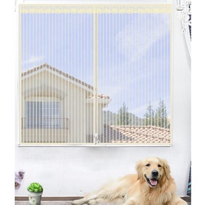 Cortina de pantalla de ventana simple con apertura de cremallera media adhesiva - Product Image 3