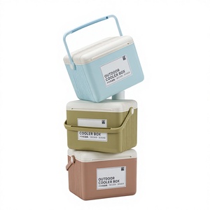 13리터 로드 트립 캠핑 음식 음료 쿨박스 맥주 와인 보냉 쿨러 박스 (대형 손잡이 포함) - Product Image 6