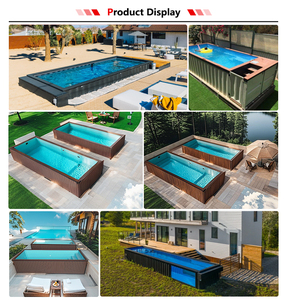 Wholesale Cheap Outdoor <strong>Shipping</strong> <strong>Container</strong> Swimming <strong>Pool</strong> House Villa Modular Prefab Steel Structure <strong>Container</strong> <strong>Pool</strong> - Product Image 6