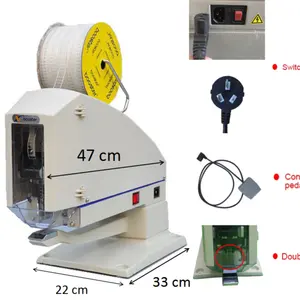 Staple Roll Tagging Machine Jean Label Fixing Attacher Jeanswear Whiskering Effect Making Tool Attacher