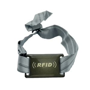 125Khz <span class=keywords><strong>Rfid</strong></span> concierto pulsera 13,56 MHz Nfc Mini tarjeta etiqueta tejido tela evento NFC pulsera para festivales maratones - Product Image 1