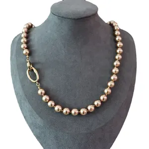 The new jade pearl necklace women's versatile, advanced sense of simplicity, fashion temperament, clavicle chain