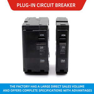 Disjoncteur miniature QO SQD Disjoncteur miniature noir Interrupteur automatique SQ-D QO210C QO215C - Product Image 2