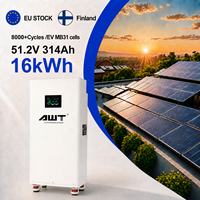 Paket Baterai Lifepo4 Finlandia 51.2V 314ah 300Ah 314Ah 320Ah 16kwh Baterai Lithium Ion Prismatik Penyimpanan Tenaga Surya Stok EU