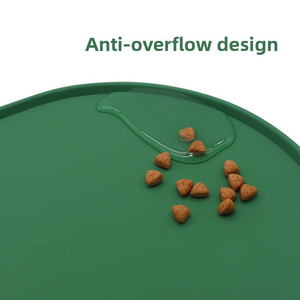 Weiche Ovale Silikon-Futtermatte, Wasserdicht und Rutschfest für Hunde und Katzen, Nicht Klebend, Leicht zu Reinigen, Haustierzubehör - Product Image 5