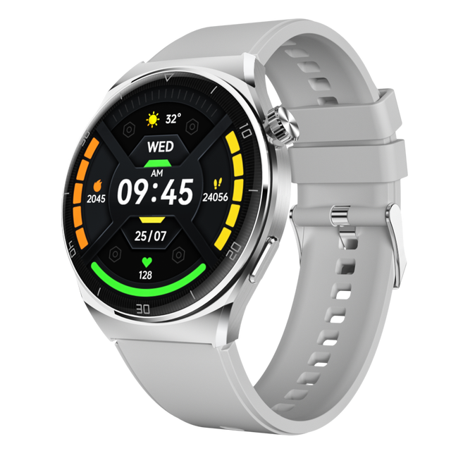 AMOLED Smart Watch Time Always on Display Heart Rate Blood Oxygen Monitoring Information Notification 1.43inch Round Screen