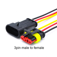 Connecteur Électrique Automobile Étanche XIPU Série 1.5 (1P-6P) Mâle-Femelle PA GF pour Faisceau de Câbles Automobile