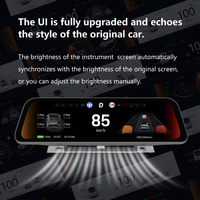 Pantalla de Tablero de 9.66'' para Tesla Modelo 3 Y 2026 Juniper, Compatible con Carplay Inalámbrico y Android Auto, con Control de Cambio de Marchas