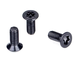 Tornillo de cabeza plana LeGood Torx, rosca M3.5, longitud de 8 mm, acero inoxidable 304 NEGRO - Product Image 1