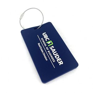 Promotional Giveaways Custom Logo Silicone Luggage Tags Card Holders for Promotional Evens Business <b>Gifts</b> Trade Shows - Product Image 2