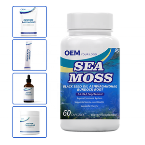 Cápsulas de Musgo Marino OEM, Soluciones de Empaque Personalizadas de Fábrica, Diseño de Etiquetas, Soporte de Marca para la Expansión de Líneas de Productos - Product Image 1