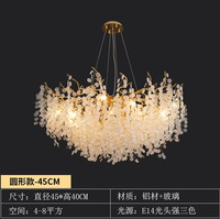 Lampu Kristal Mewah Gaya Prancis BAHE untuk Ruang Tamu, Ruang Makan, Kamar Tidur, Villa, Gedung Duplex, Pohon Uang, Salju