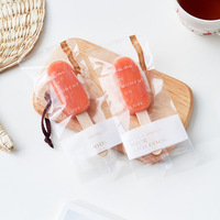 Emballage alimentaire de crème glacée transparente imprimé personnalisé emballage de sucettes glacées popsicle sacs en plastique