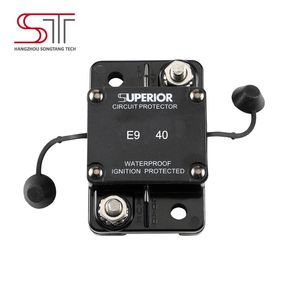 E97, reinicio automático, montaje en superficie de 40 amperios, resistente al agua, IP67, disyuntor de CC para caravana de camión automotriz marino - Product Image 5