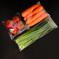 Sacs Opp pris en charge par impression de logo pour sac en plastique d'emballage de légumes frais