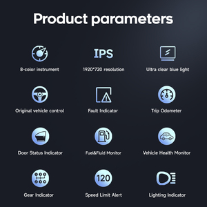 Linux 5.4 10 "/12.3" Bảng điều khiển Bảng điều chỉnh công cụ ảo Đồng hồ tốc độ <span class=keywords><strong>LCD</strong></span> cụm kỹ thuật số cho BMW 5/6 Series X5 - Product Image 6