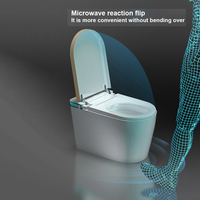 Salle de bain intelligente moderne à ouverture automatique wc articles sanitaires électriques toilette commode en céramique toilette bidet intelligente une pièce