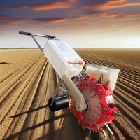 Semoir manuel d'origine pour carottes, maïs, blé, arachides, riz – Semoir agricole à pousser avec certification CE