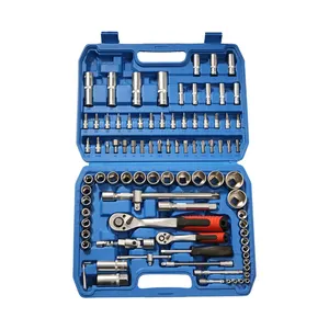 LOW PRICE 108Pcs Mechanics Tool Set Socket Ratchet Wrench Car Repair Tool Kit With Case