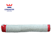 Cordon en fibre céramique ignifuge en silicate d'aluminium personnalisé LKT 6-50MM