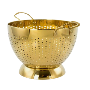 High Quality Food Fruit Basket Stainless Steel <b>Metal</b> Wire Mesh Bread Basket Storage <b>Colander</b> for Kitchen Living Room - Product Image 2