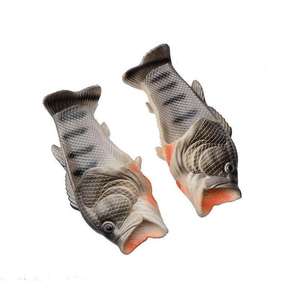 재미 있은 창조적 인 오픈 발가락 동물 훈제 물고기 플립 플롭 수영장 해변 샤워를위한 슬리퍼 - Product Image 4