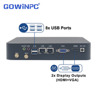 Mini PC Kelas Industri dengan Intel Core i3 i5 i7 Generasi ke-6, ke-7, dan ke-8 untuk Otomasi Pabrik dan Komputasi AI Edge