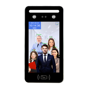 WIFI 8 Inch AI Dynamic Multi Face and RFID Card Time Attendance Recorder with Access Control with QR Code Scanner - Product Image 3