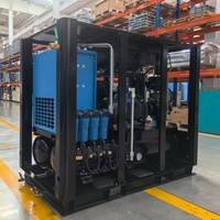 Compresseur d'air à vis 4 en 1 avec réservoir d'air, sécheur et filtre de précision