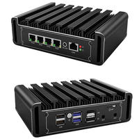 Boîtier TV OEM G31, nouveau mini PC sans ventilateur DDR4 4*Lan, routeur logiciel, pare-feu VPN N5105, ordinateur industriel Pfsense Linux Ubuntu