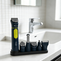 Tondeuse Électrique Nez et Barbe Anbolife pour Hommes, 1200 mAh, Kits de Toilettage, Étanche IPX6, Usage Domestique
