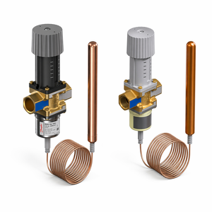 Válvula Termostática Reguladora de Agua Danfoss AVTA, Cuerpo de Latón, Sensor Capilar, HVAC, Refrigeración Industrial - Product Image 1