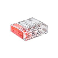 Bloc de bornes à enfoncement BELEKS 5 broches 600V 16-20AWG Connecteur de fil en matériau PC pour le câblage des panneaux de commande industriels