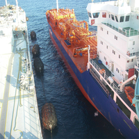 Parafougue en caoutchouc gonflable pour transfert de navires avec pneus d'avion et filet
