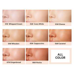 Derol DR007รองพื้นแต่งหน้าน้ำ8สีคอนซีลเลอร์ตัดสีขาวเครื่องสำอางรองพื้นสำหรับผิวคล้ำ - Product Image 3