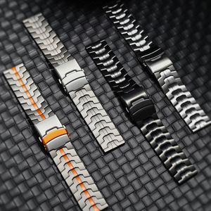 Di alta qualità reale titanio cinturini per orologio <span class=keywords><strong>Huawei</strong></span> GT5Pro GT4 46mm universale 22mm titanio acciaio cinghie arancione OEM Dropship - Product Image 2