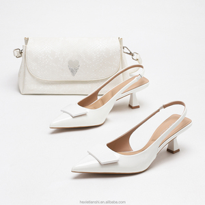 Nuova Collezione Primavera 2025: <span class=keywords><strong>Scarpe</strong></span> <span class=keywords><strong>da</strong></span> <span class=keywords><strong>Donna</strong></span> con Tacco Grosso, Stile Elegante <span class=keywords><strong>da</strong></span> <span class=keywords><strong>Sera</strong></span>, Punta Affusolata, Tacco 5.8CM, Chiusura con Fibbia Metallica Resistente - Product Image 3