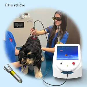수의학 치료 980nm 다이오드 레이저 의료기 통증 완화 상처 치유 애완견 고양이 물리 치료 장비