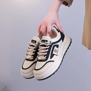 Trendy kleurblok sportschoenen, rechtstreeks van de fabriek, comfortabele dagelijkse schoenen, luxe dames casual sneakers - Product Image 1