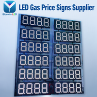 7 Segmen 4 Digit angka LED Harga tampilan untuk bahan bakar Gas stasiun Pylon papan tanda