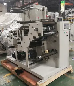 GP-450YB Rolo Semi-Automático Para Rolar Máquina De Corte Rotativa Com Máquina De Rebobinador De Torre