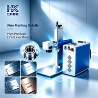 Machine de marquage laser à fibre séparée Huike 20-100W avec source laser JPT MOPA, équipement industriel de précision pour le marquage de logos et de motifs métalliques