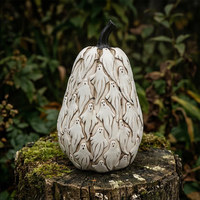 Support de citrouille en résine moderne pour décoration de Noël, imperméable et durable, centre de table, artisanat complexe