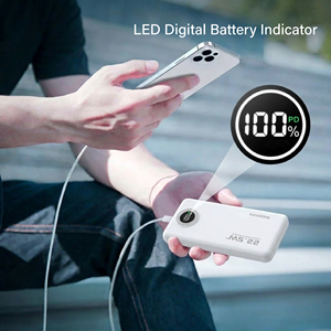 <span class=keywords><strong>Batterie</strong></span> <span class=keywords><strong>externe</strong></span> portable mince Modorwy 10000mAh 22.5W à double port Type-C à charge rapide Li-Polymère pour téléphone et voyage - Product Image 5